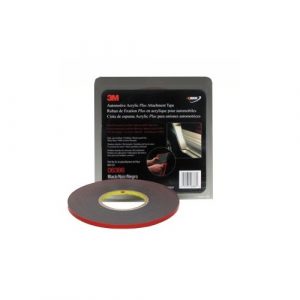 06386 - ACRYLIC PLUS ATTACHMENT TAPE BLACK 1/4"