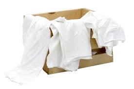 ANC 10-100-25 - 25LB WHITE KNIT RAGS