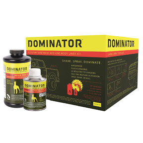 USC 2000-2 - DOMINATOR BLACK URETHANE TRUCK BED LINER KIT